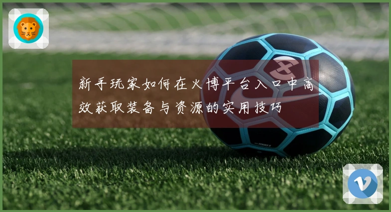 新手玩家如何在火博平台入口中高效获取装备与资源的实用技巧